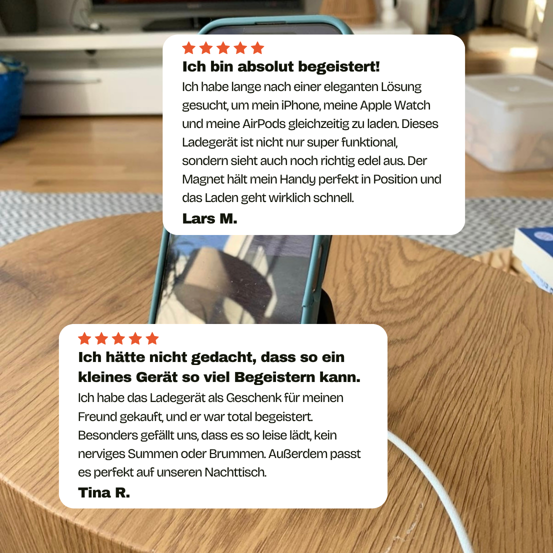 Faltcharge - 3 in 1 Ladegerät