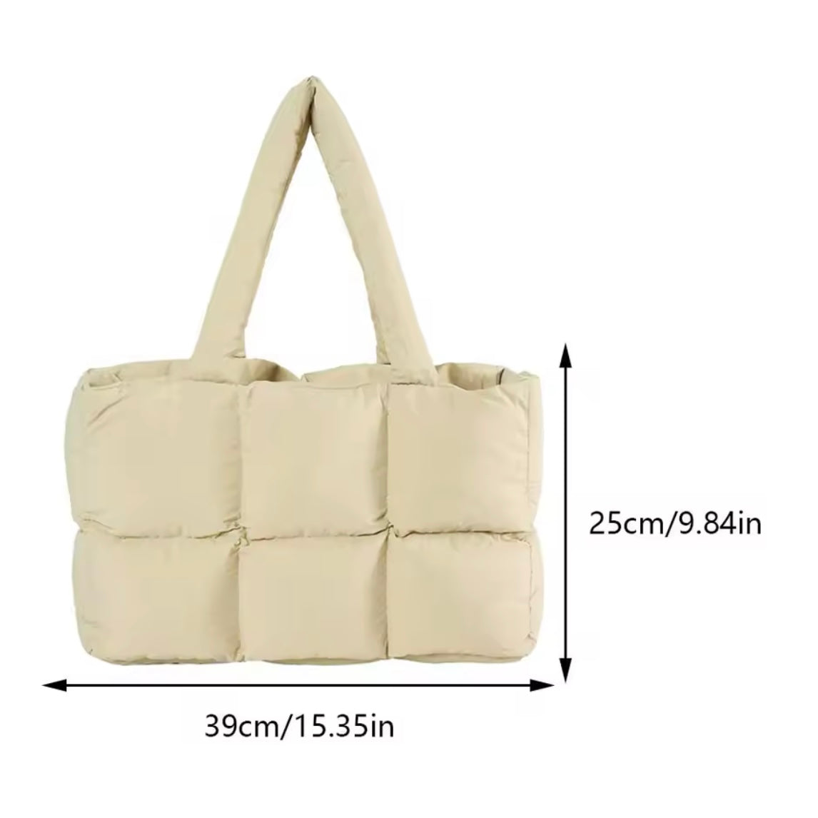 Essential puffy Tasche