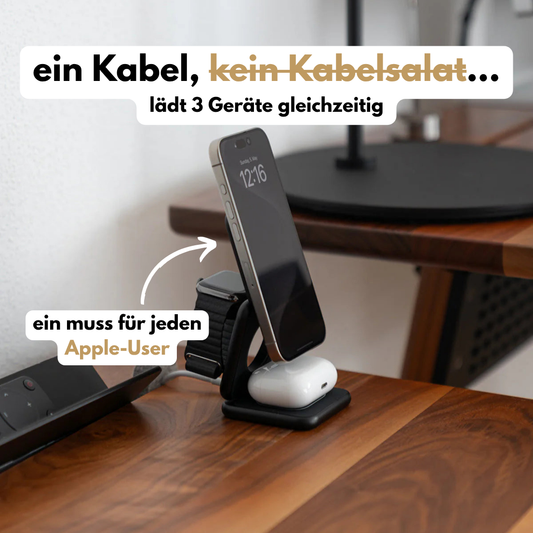 Faltcharge - 3 in 1 Ladegerät